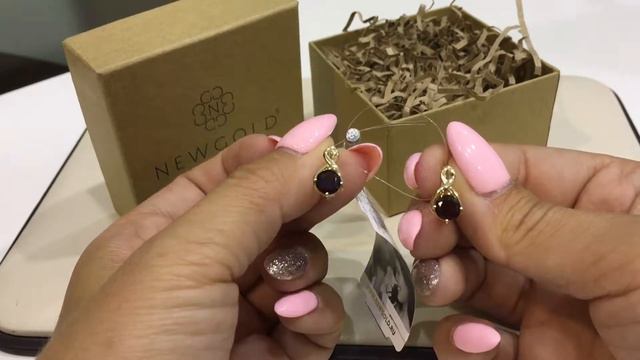 Серьги 1293 из желтого золота 585 пробы с гранатами смотреть онлайн