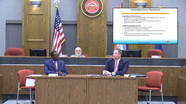 Schenectady County Legislature October 2022 Committee Meeting and 2023 Budget Presentation смотреть онлайн
