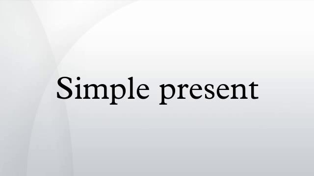 Simple present смотреть онлайн