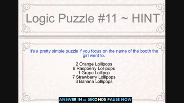 Logic Puzzle #11 WLP смотреть онлайн
