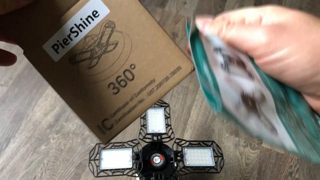 LED светильник для гаража с Amazon. смотреть онлайн