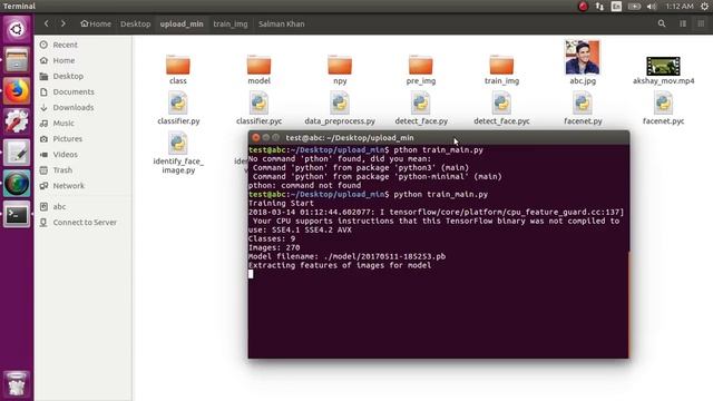 Real-time face recognition on custom images using Tensorflow Deep Learning смотреть онлайн