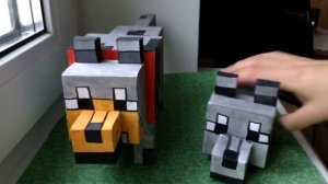 Бумажный Minecraft: Собака