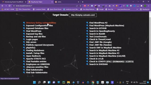 Find Information Disclosure Bugs Using Bug Bounty Helper Tool || Bug Bounty || Google Dorking || смотреть онлайн