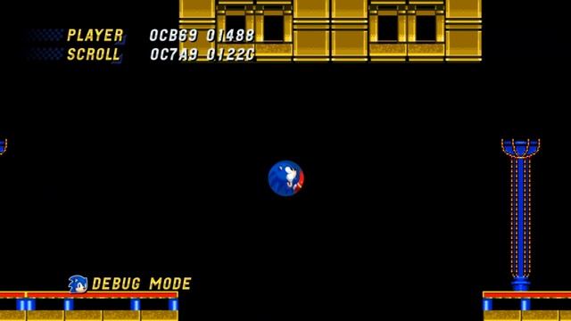 ? Sonic 2 HD - Casino Night Zone - Debug Mode (Sonic & Tails) смотреть онлайн