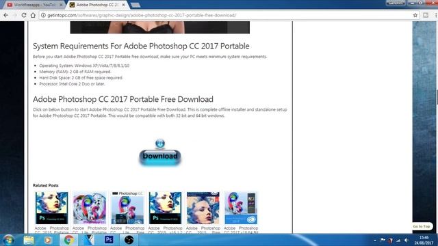 How to Download Adobe Photoshop CC 2017 For FREE смотреть онлайн