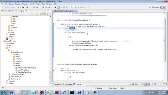 easyjavatutorials.in | Java Hindi Tutorial | JAVA Thread | Extending Java Thread Class смотреть онлайн