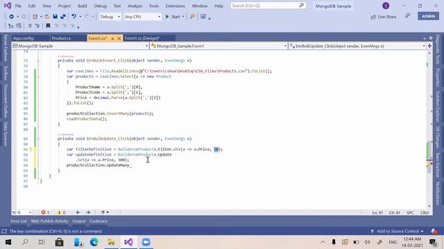How to do MongoDB Bulk Operations - Part2 of MongoDB with C# Beginner's Tutorial смотреть онлайн