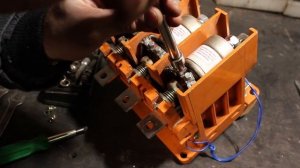 Регулировка главных контактов вакуумного контактора