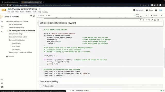Twitter Sentiment Analysis Machine Learning Project | Live Twitter API | NLP Series | Project#9 смотреть онлайн