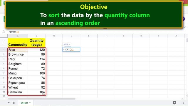 Google Sheets Sort Function | Sort Data in Ascending or Descending Way | Sort Data Manually смотреть онлайн
