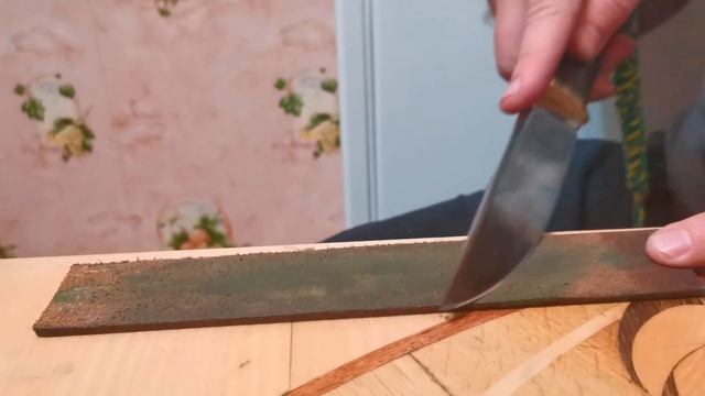 Сталь D2. ЗАТОЧКА НОЖА (доводка на коже) - Kitchen knife смотреть онлайн