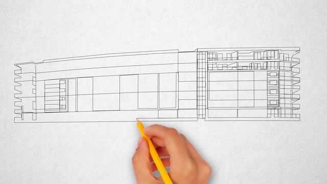 Sketch Building animation смотреть онлайн