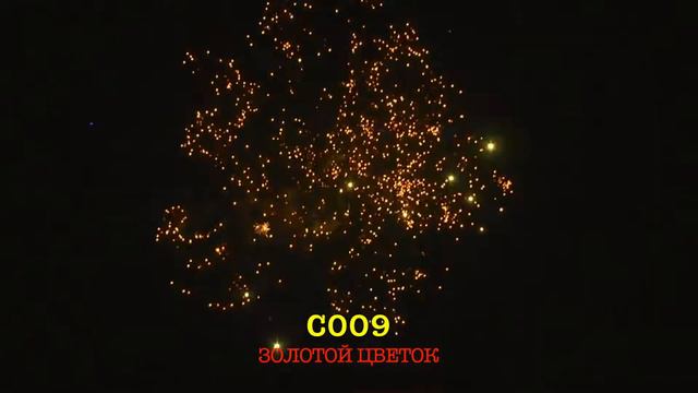С009 ЗОЛОТОЙ ЦВЕТОК 15 залпов, 1“ смотреть онлайн