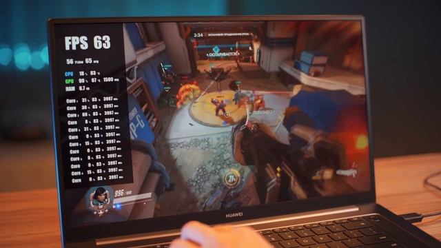 RYZEN 4600h - ОТЛИЧНОЕ СОЧЕТАНИЕ ЦЕНЫ И МОЩНОСТИ! 12 холодных потоков в ноутбуке HUAWEI MATEBOOK D1 смотреть онлайн