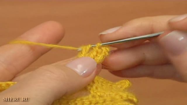 Листик крючком. Урок 38 смотреть онлайн