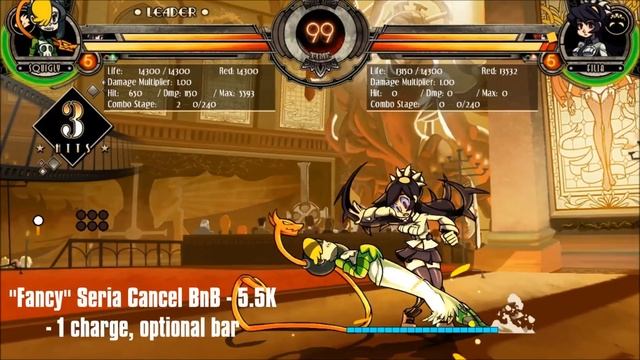 Skullgirls Encore: Squigly Combo Swag Tutorial! (Read Description) смотреть онлайн