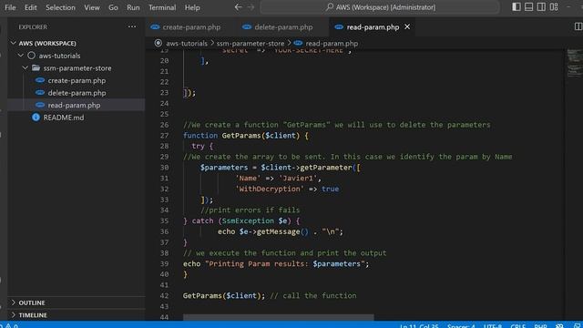 Manipulando la AWS Parameter Store con AWS PHP SDK смотреть онлайн