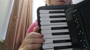 Я когда то была молодая, на аккордеоне, разбор, обучение 89277382068, баян, гармонь