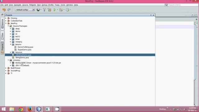 Java Database Connectivity with DAO Example смотреть онлайн