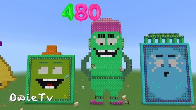 Counting by 60s Song Numberblocks Minecraft | Skip Counting by 60s | Math and Number Song for Kids смотреть онлайн