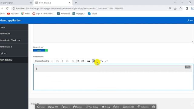 How to create Markdown Editor and Percent Graph in oracle apex смотреть онлайн