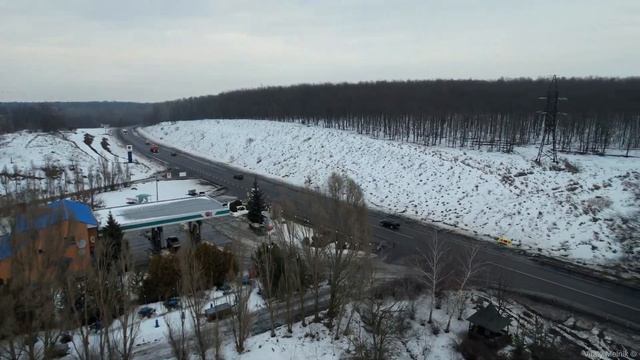 Черкасская Лозовая. Большой обзор. Харьковская область с высоты. Дергачёвский район. Февраль 2022. смотреть онлайн