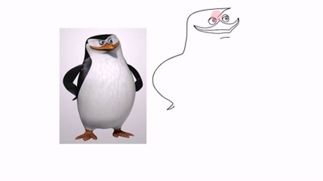 How to draw a penguin Skipper from Madagascar | Как нарисовать пингвина Шкипера из Мадагаскара смотреть онлайн