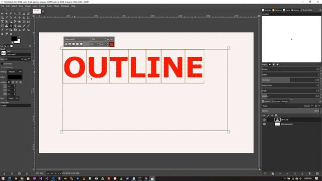 How to Create Outline Text In Gimp смотреть онлайн