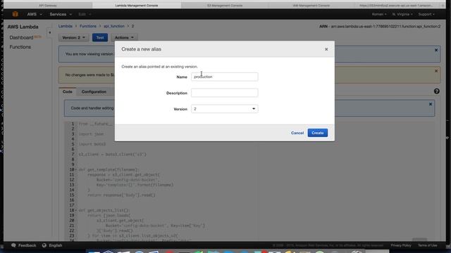 API Gateway, AWS Lambda, Python смотреть онлайн