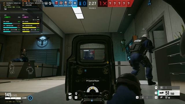 Rainbow Six Siege Play Ryzen 7530U / iGPU / 32GB Low 1080p смотреть онлайн