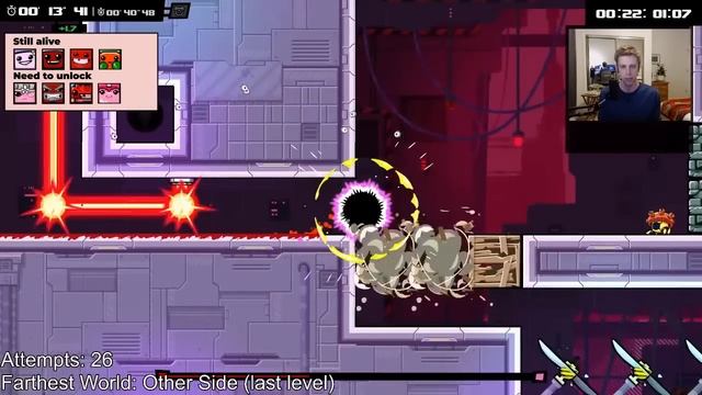 Super Meat Boy Forever's Hardest Challenge Yet - World first NUZLOCKE смотреть онлайн