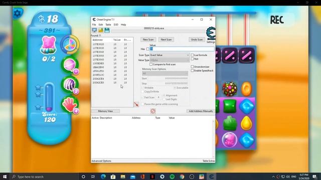 How to hack Candy Crush Soda Saga on Windows 10 with Cheat Engine смотреть онлайн