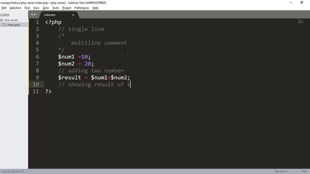 Comment in PHP | PHP tutorial in hindi смотреть онлайн