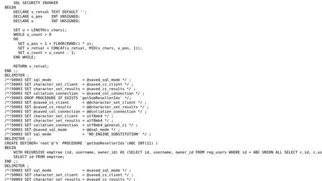 Databases: Invalid syntax near RECURSIVE when creating a routine смотреть онлайн