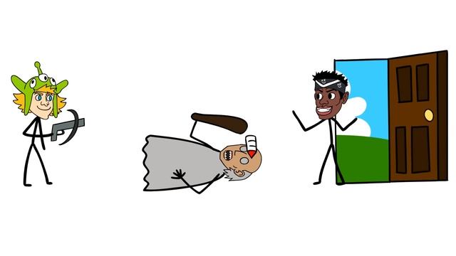 GRANNY THE HORROR GAME ANIMATION #4: PLAN KSI and LOGAN PAUL смотреть онлайн