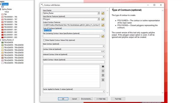 Contour with Barriers Tool Arcmap смотреть онлайн