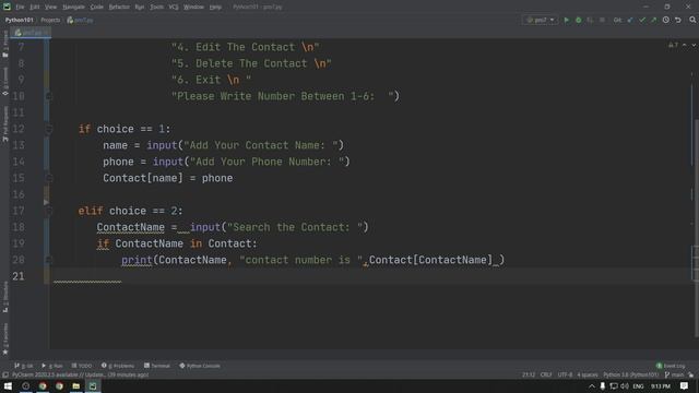 #7 Python Project- Contact Book App Using Python Bangla Tutorial смотреть онлайн