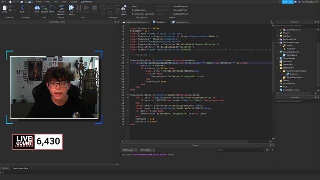 How To Make A Sword Fight Zone In Roblox Studio 2021 | Vibe Game Series (PT.31) смотреть онлайн