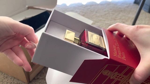 Unboxing Maison Francis Kurkdjian Baccarat Rouge 540 Extrait asmr смотреть онлайн