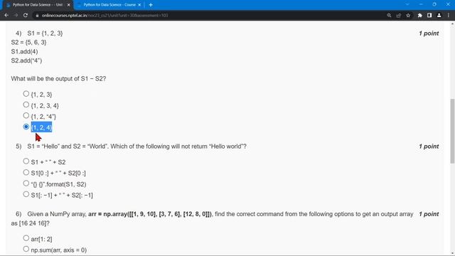 NPTEL Python for Data Science Week 2 Quiz Assignment Solutions | Jan 2023 | IIT Madras смотреть онлайн