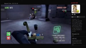 Playing goat simulator, goatz and payday (Live)