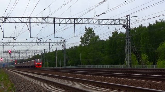 Гонка двух электропоездов ЭД4М-0431 и ЭД4М-0380 