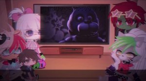 ♡ - [ Fnaf Security Breach React to Fnaf Songs ] - [ Songs: Stay Calm & The Bonnie Song ] - [1/?] -