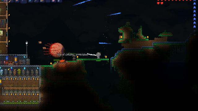 Terraria v1.2 #11 Я и Антоха Галактический наваляли Глазу Ктулху (Eye of Cthulhu) смотреть онлайн