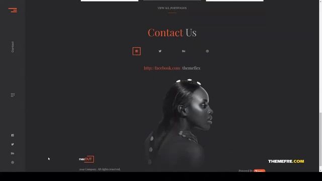 Nexout - Elementor Ajax Portfolio WordPress Theme agency page builder Easy Create Website смотреть онлайн