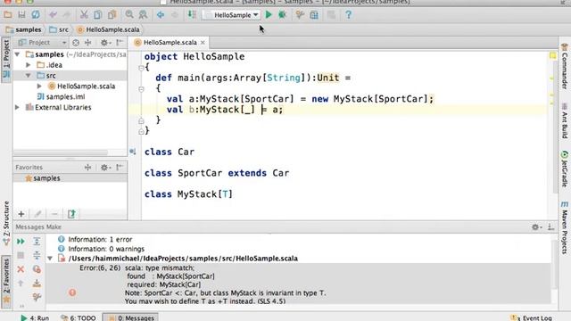 Generics Wild Card in Scala смотреть онлайн