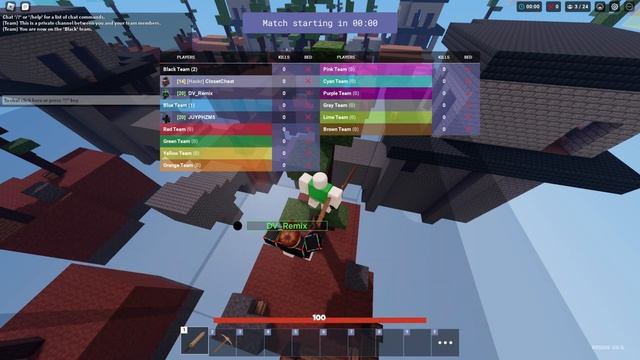 WORLD RECORD Skywars WIN | Roblox BedWars смотреть онлайн