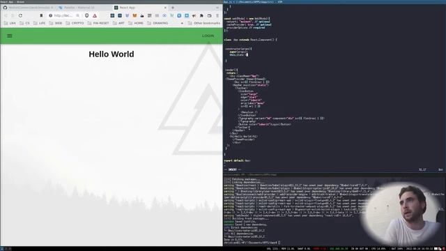 Web3 template App, ReactJS & Material UI смотреть онлайн