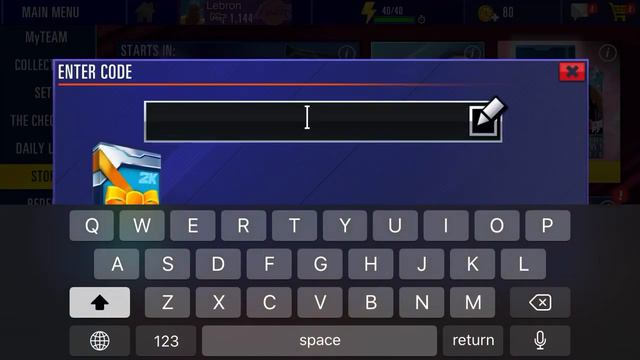 NBA 2k mobile redeem code смотреть онлайн